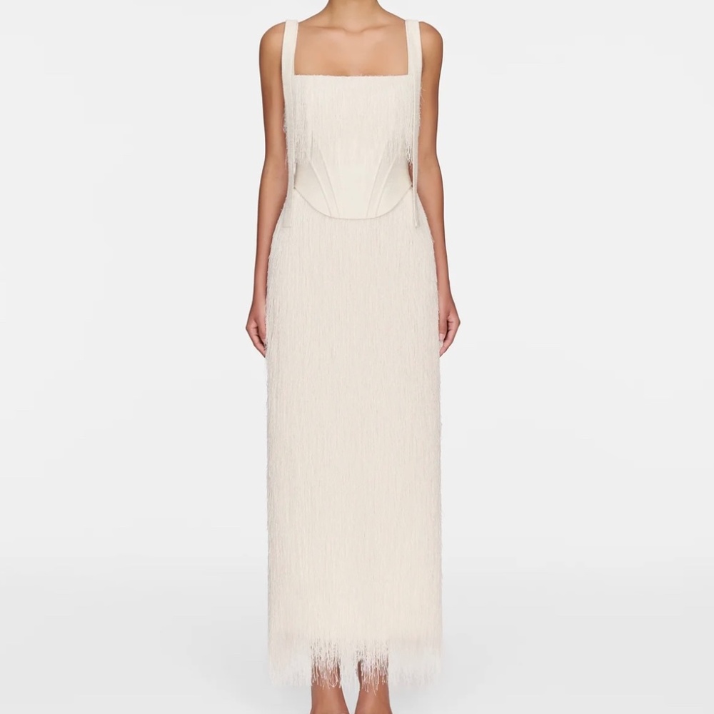 Montsand Andrea Dress Fringe Corset Western